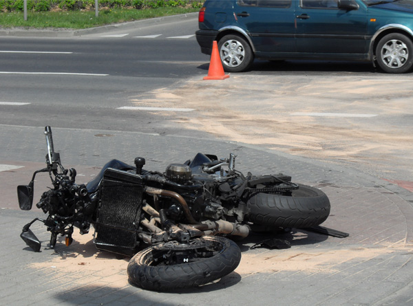 accidente de motocicleta